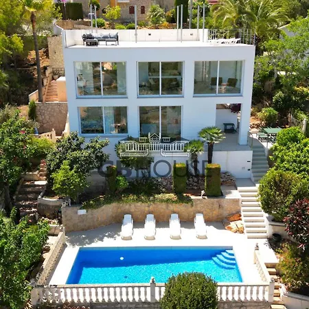Zafiro 12 Pax, Pool, Sea Views, Rooftop Denia